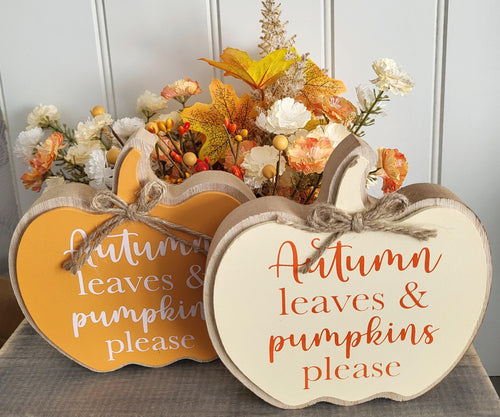 Autumn Pumpkin Block