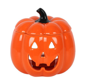 Orange Halloween Pumpkin oil/wax melt Burner