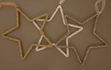 Load image into Gallery viewer, Beaded Star hangers