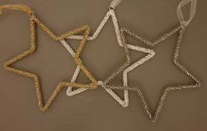 Beaded Star hangers