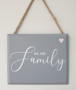 'Family' or 'Happy Place' Plaque